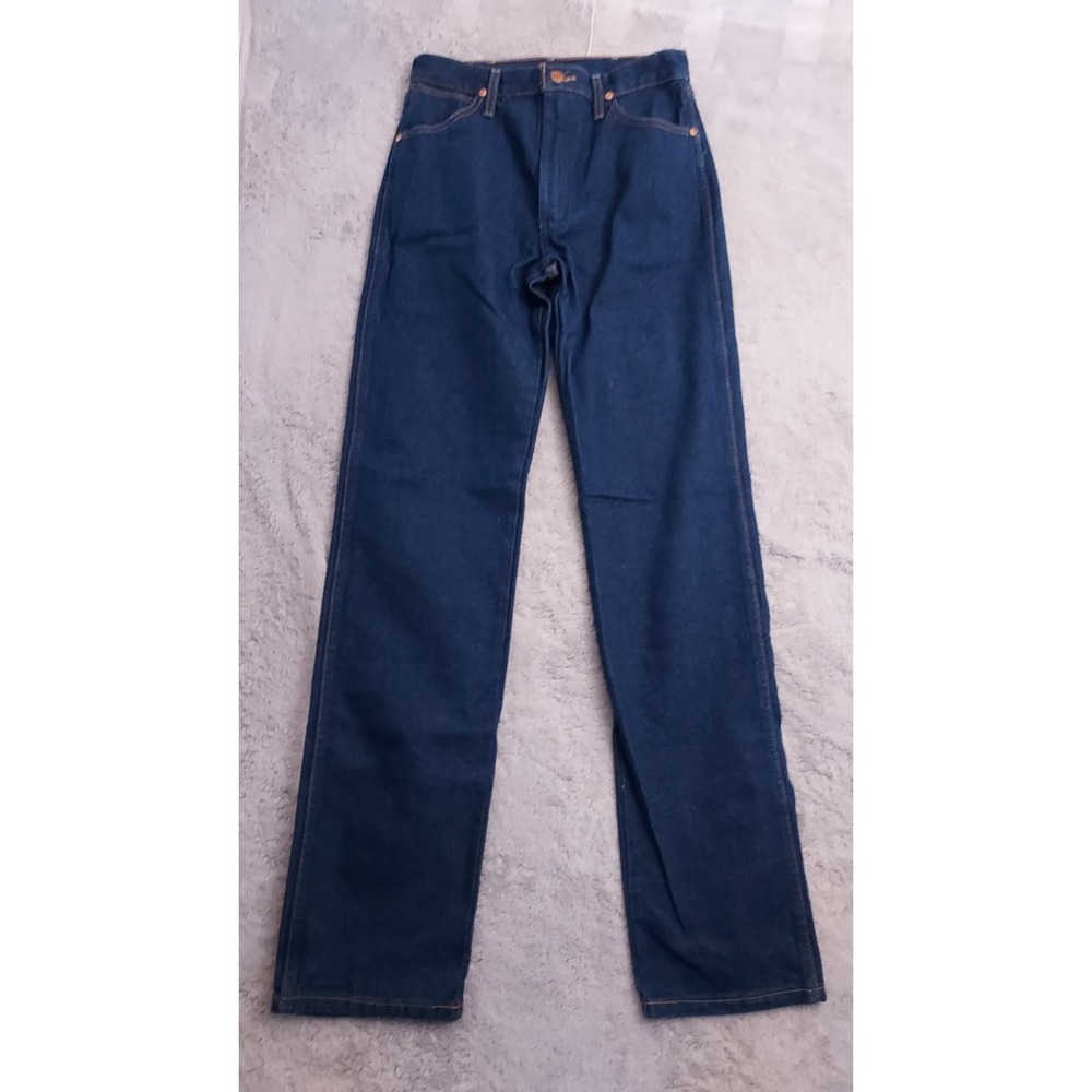 Wrangler Jeans Mens 29x36 Cowboy Cut Dark Wash Blue Denim Rancher Rodeo 1013MWZ